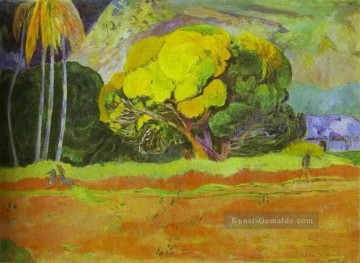  szene - Fatata te moua Am Fuß einer Berg Beitrag Impressionismus Primitivismus Paul Gauguin Szenerie